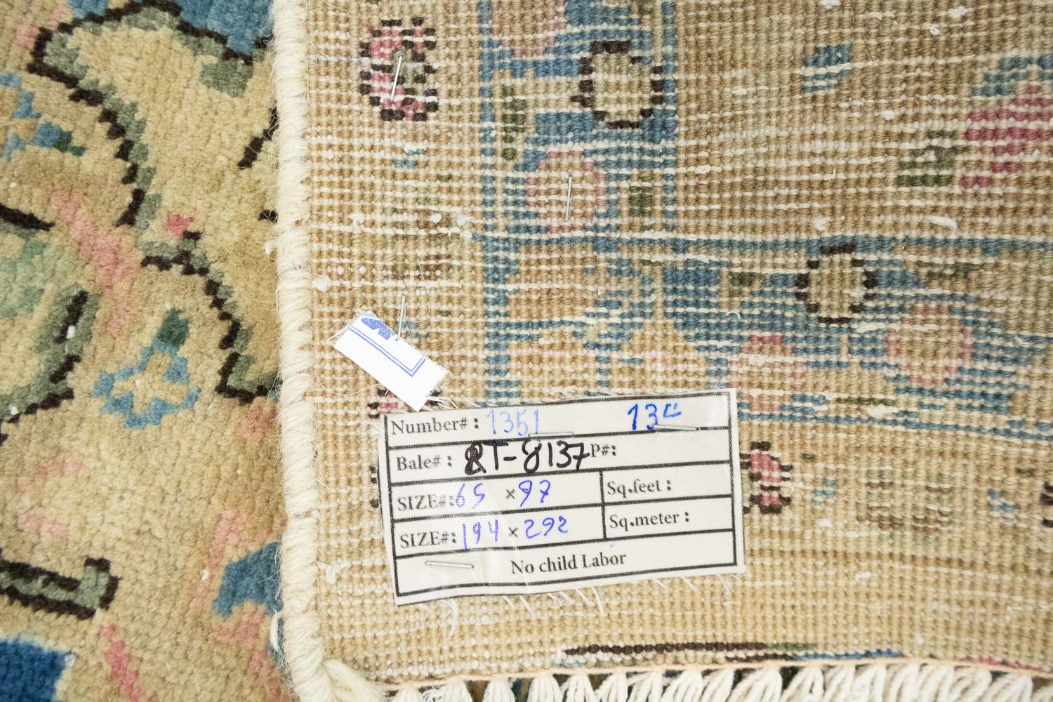 6'5x9'6 Hand Knotted Floral Traditional Wool Oriental Rug - Image 18