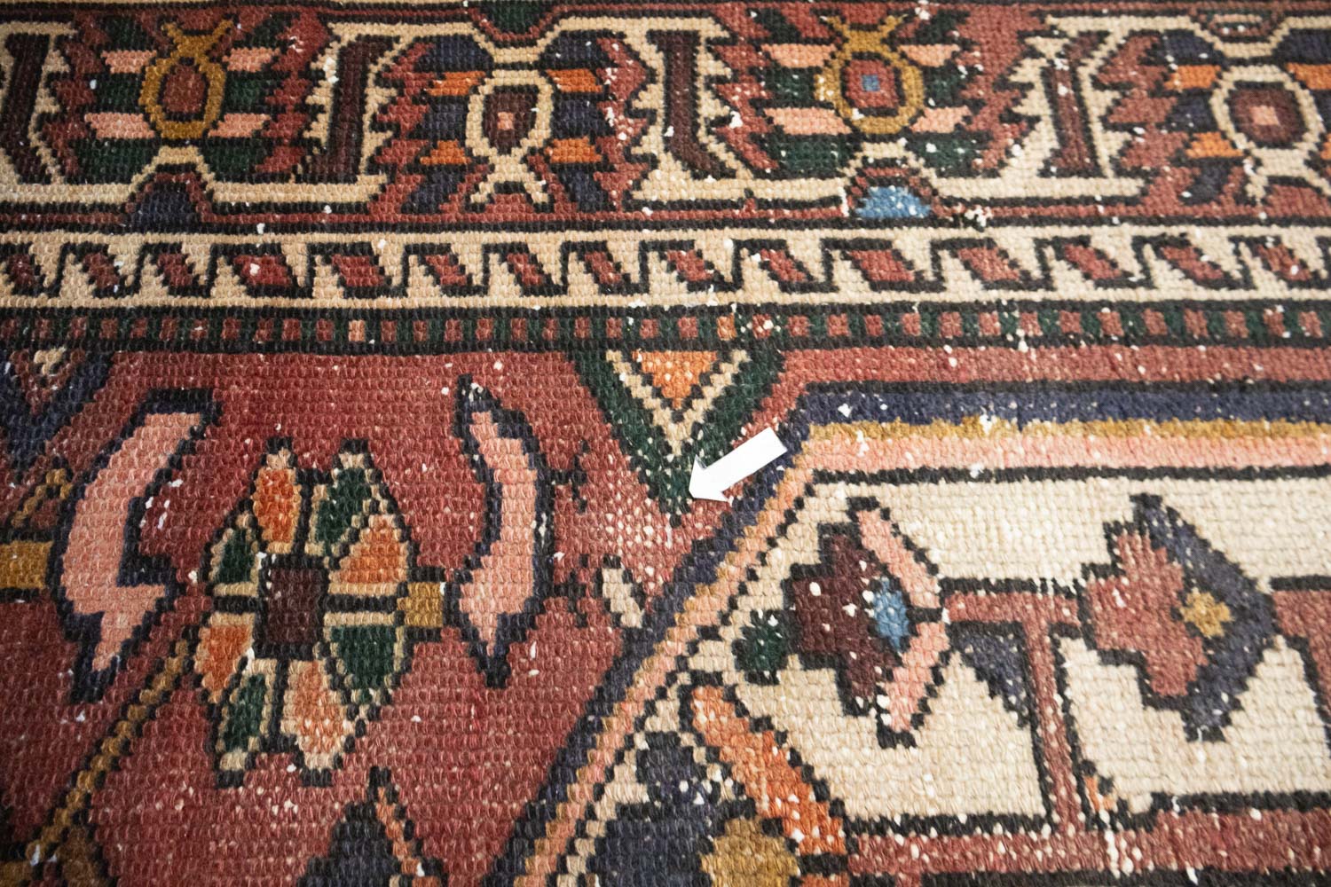 6'3x9'5 Hand Knotted Floral Traditional Wool Oriental Rug - Image 16