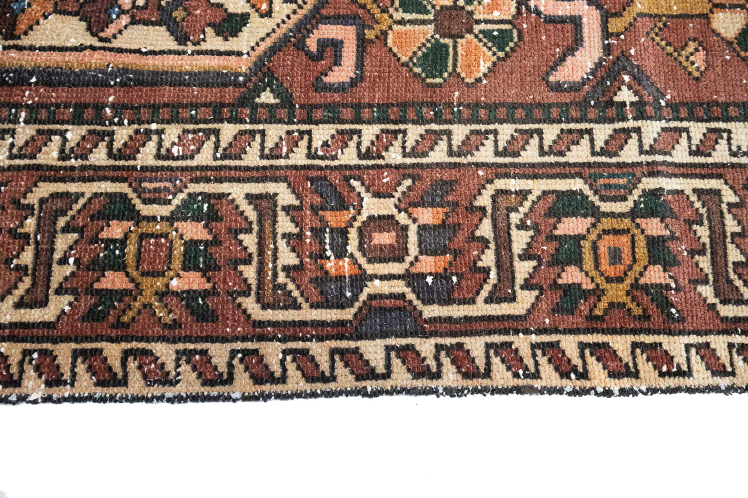 6'3x9'5 Hand Knotted Floral Traditional Wool Oriental Rug - Image 9
