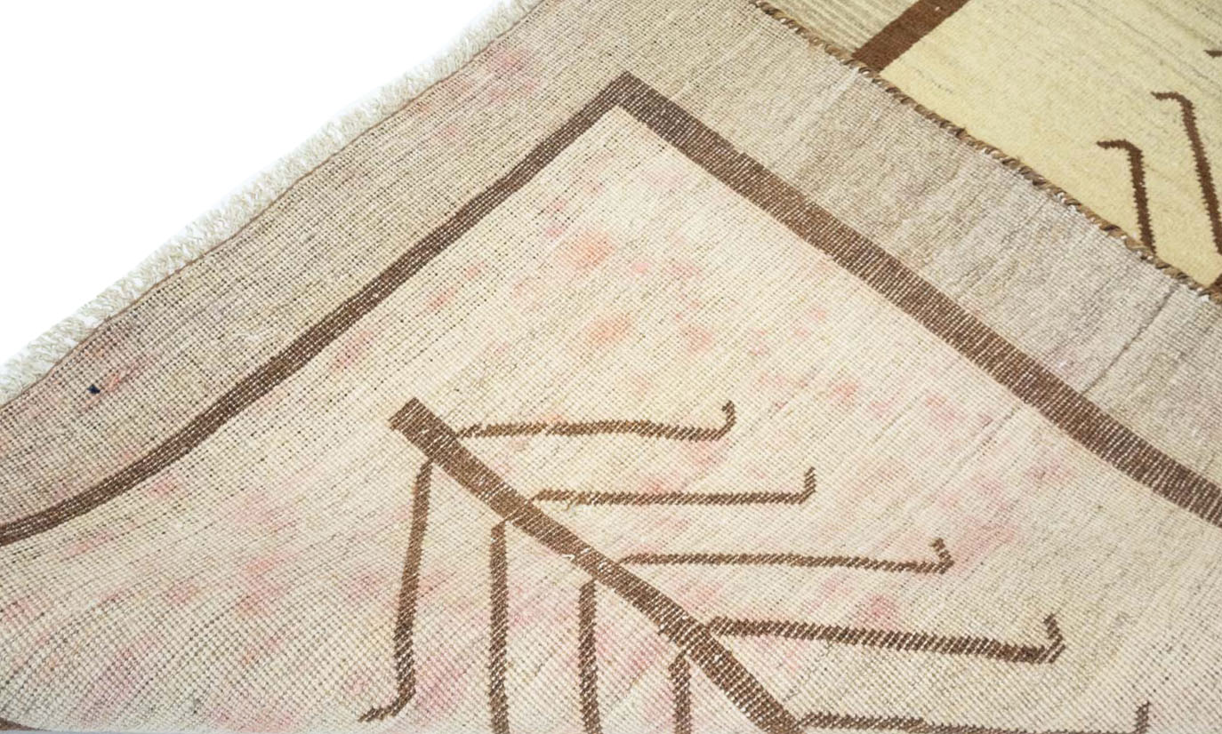 3'1x6'1 Hand Knotted Tribal Bordered Wool Oriental Rug - Image 13