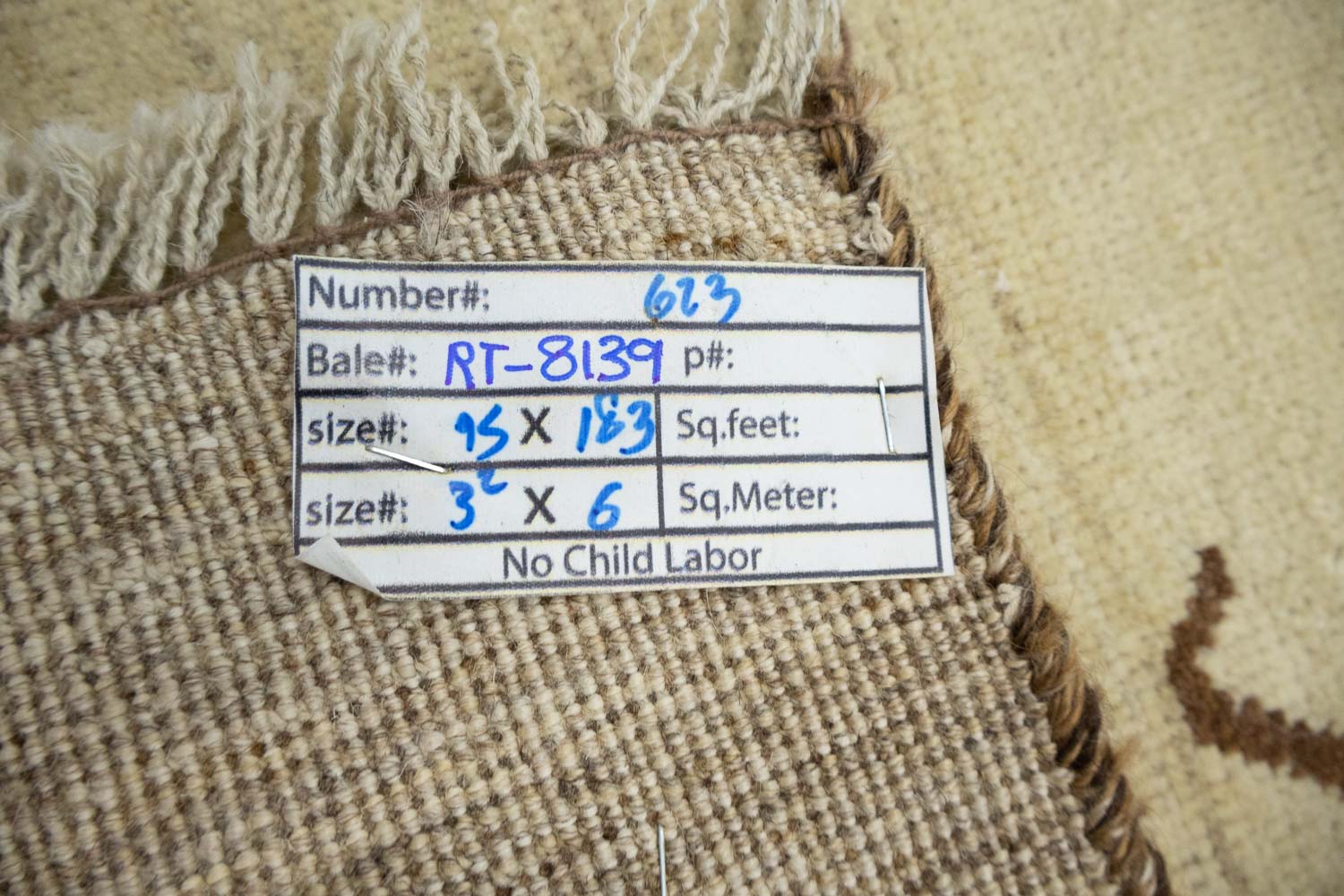 3'1x6'1 Hand Knotted Tribal Bordered Wool Oriental Rug - Image 15