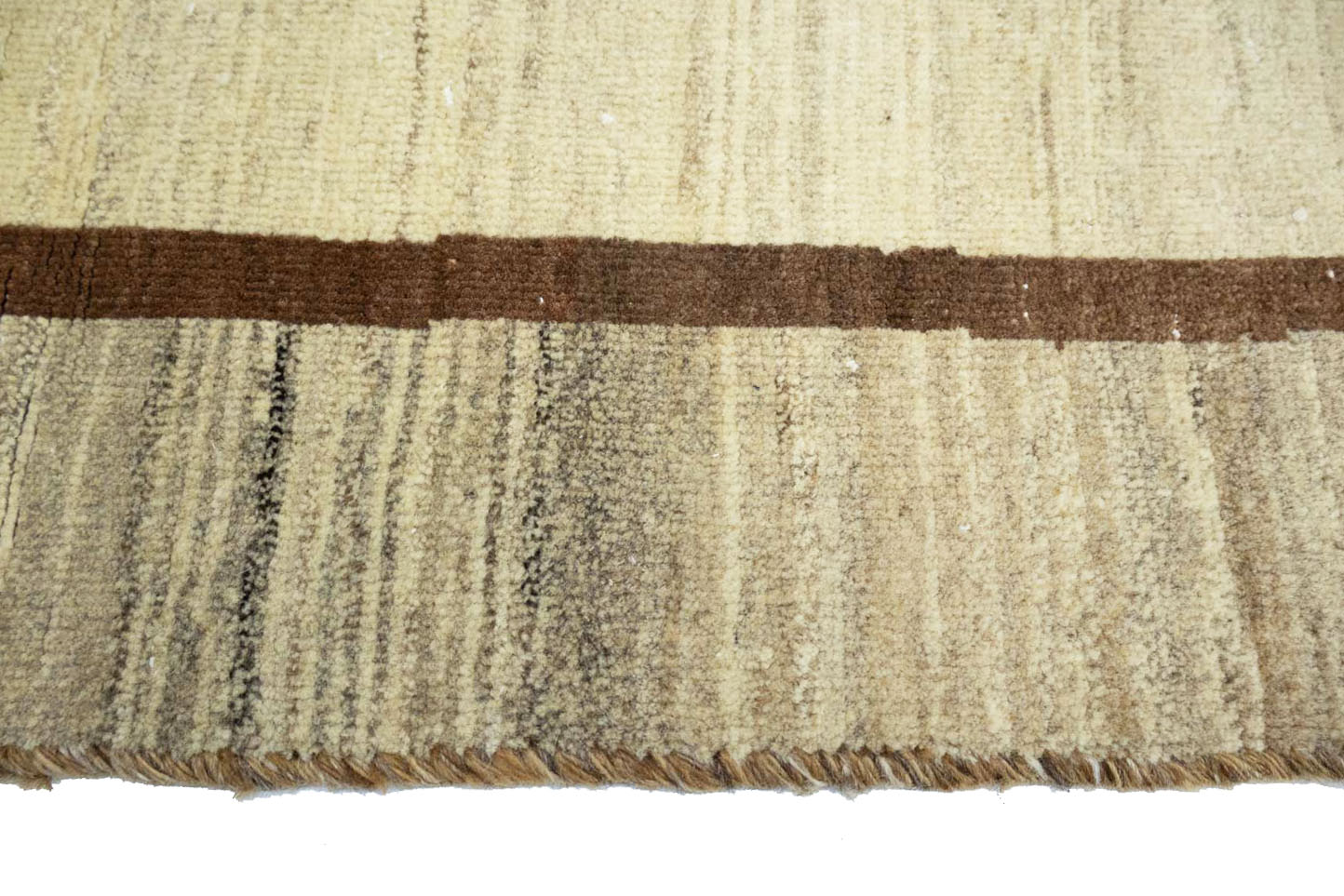 3'1x6'1 Hand Knotted Tribal Bordered Wool Oriental Rug - Image 10