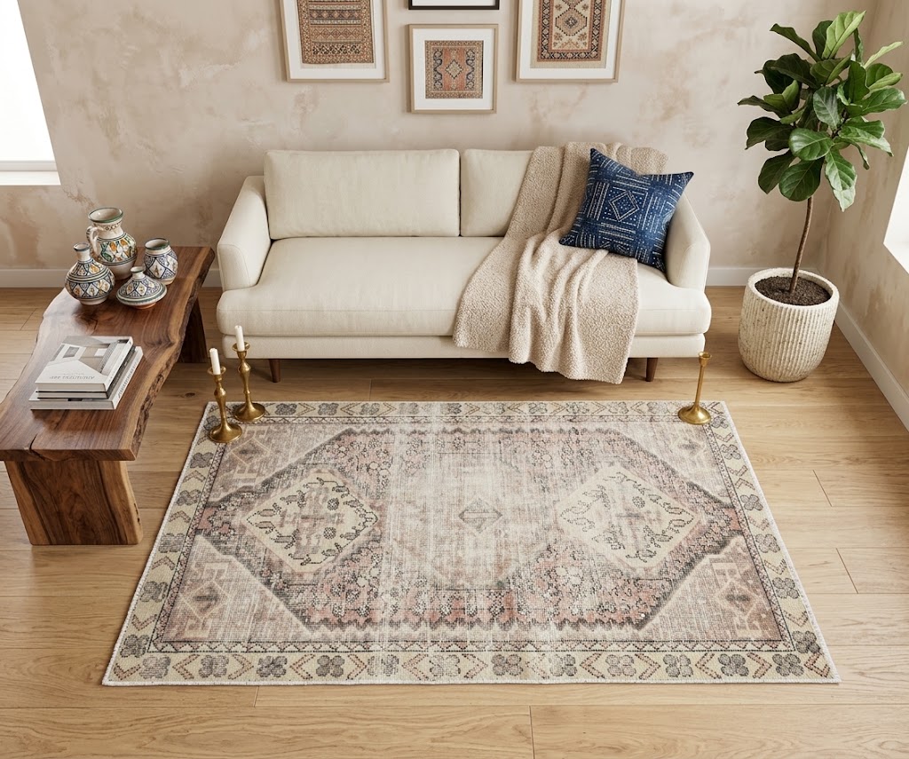 3'0x5'0 Hand Knotted Floral Traditional Wool Oriental Rug - Image 2