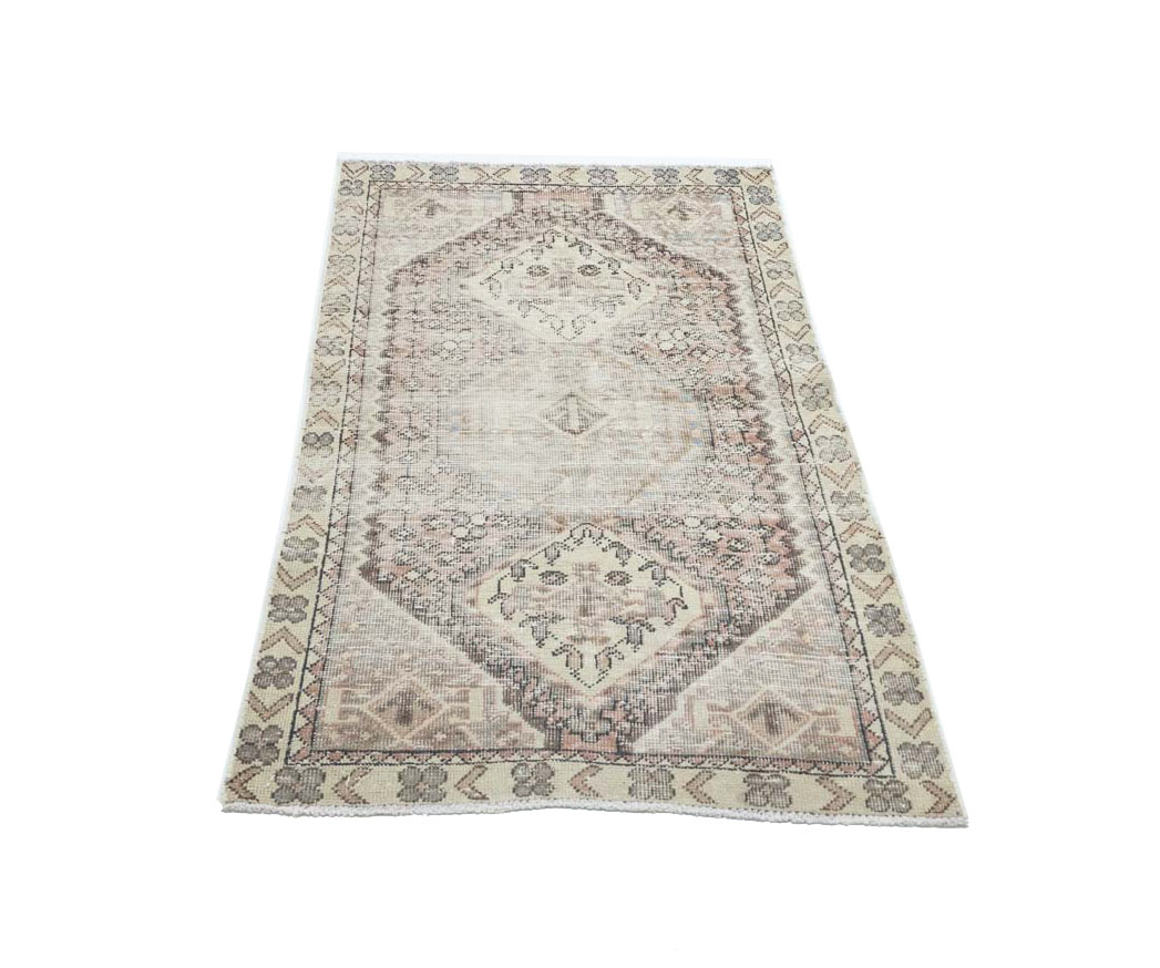 3'0x5'0 Hand Knotted Floral Traditional Wool Oriental Rug - Image 3