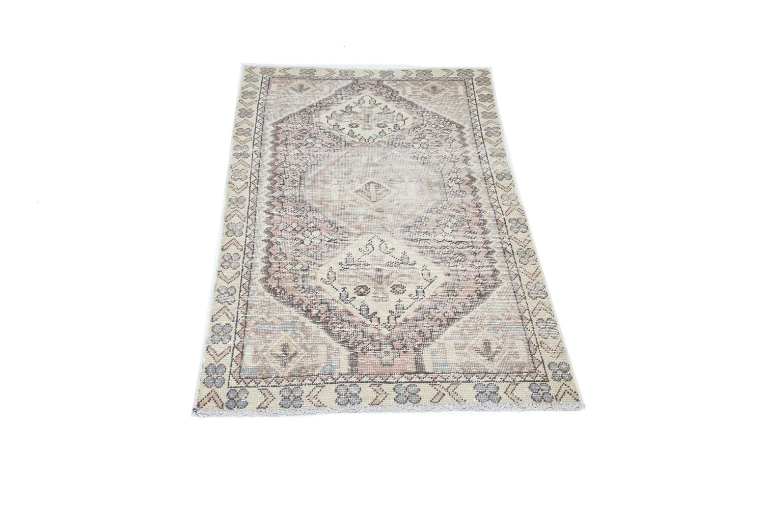 3'0x5'0 Hand Knotted Floral Traditional Wool Oriental Rug - Image 12