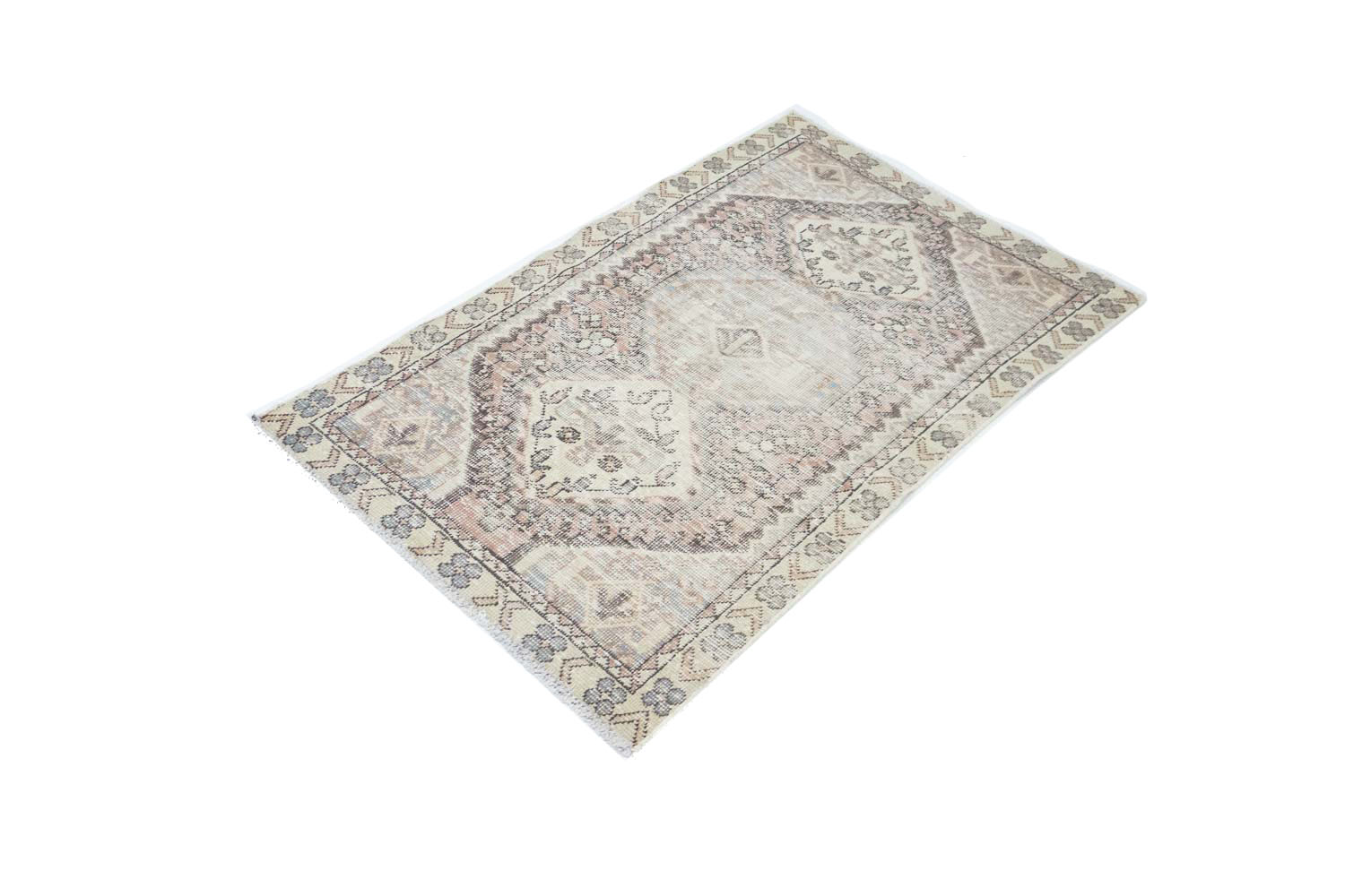 3'0x5'0 Hand Knotted Floral Traditional Wool Oriental Rug - Image 13