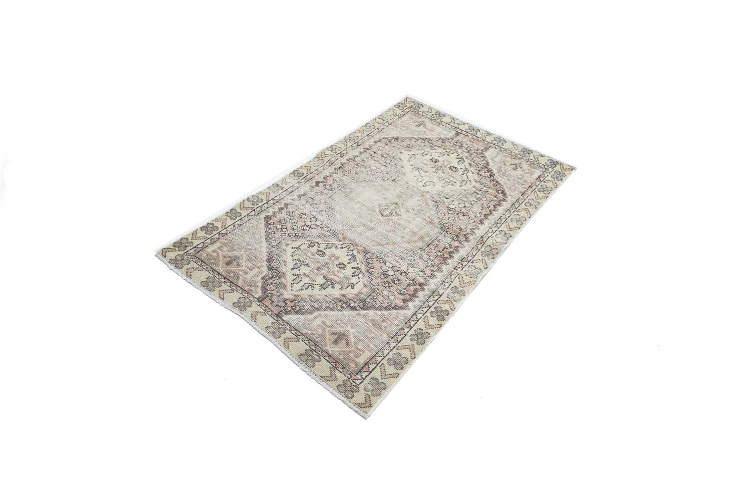 3'0x5'0 Hand Knotted Floral Traditional Wool Oriental Rug - Image 4