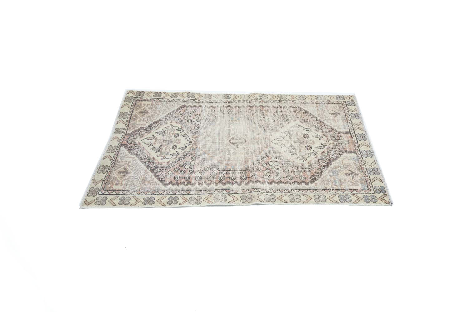 3'0x5'0 Hand Knotted Floral Traditional Wool Oriental Rug - Image 5