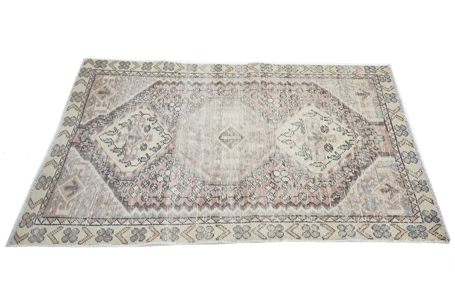 3'0x5'0 Hand Knotted Floral Traditional Wool Oriental Rug - Image 6