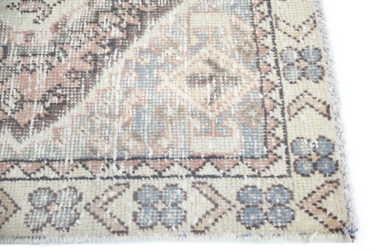 3'0x5'0 Hand Knotted Floral Traditional Wool Oriental Rug - Image 11