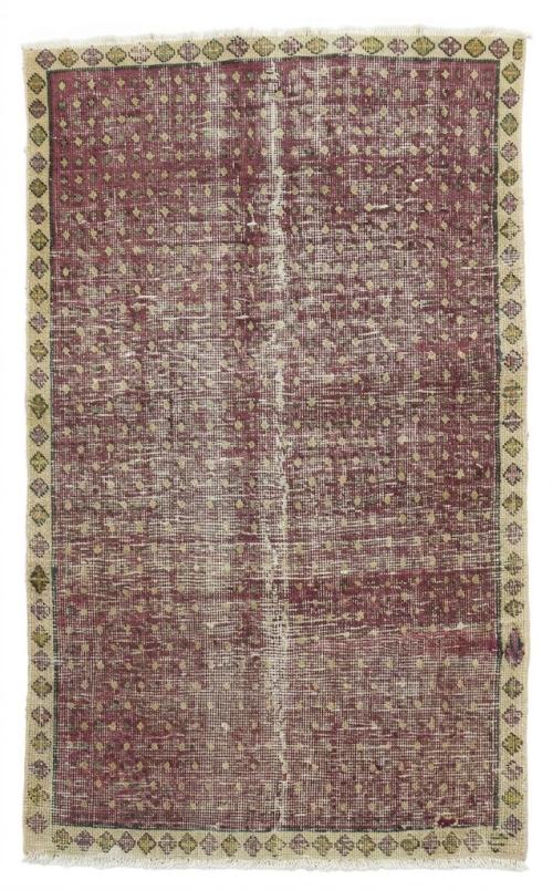 3'1x4'8 Hand Knotted Floral Traditional Wool Oriental Rug