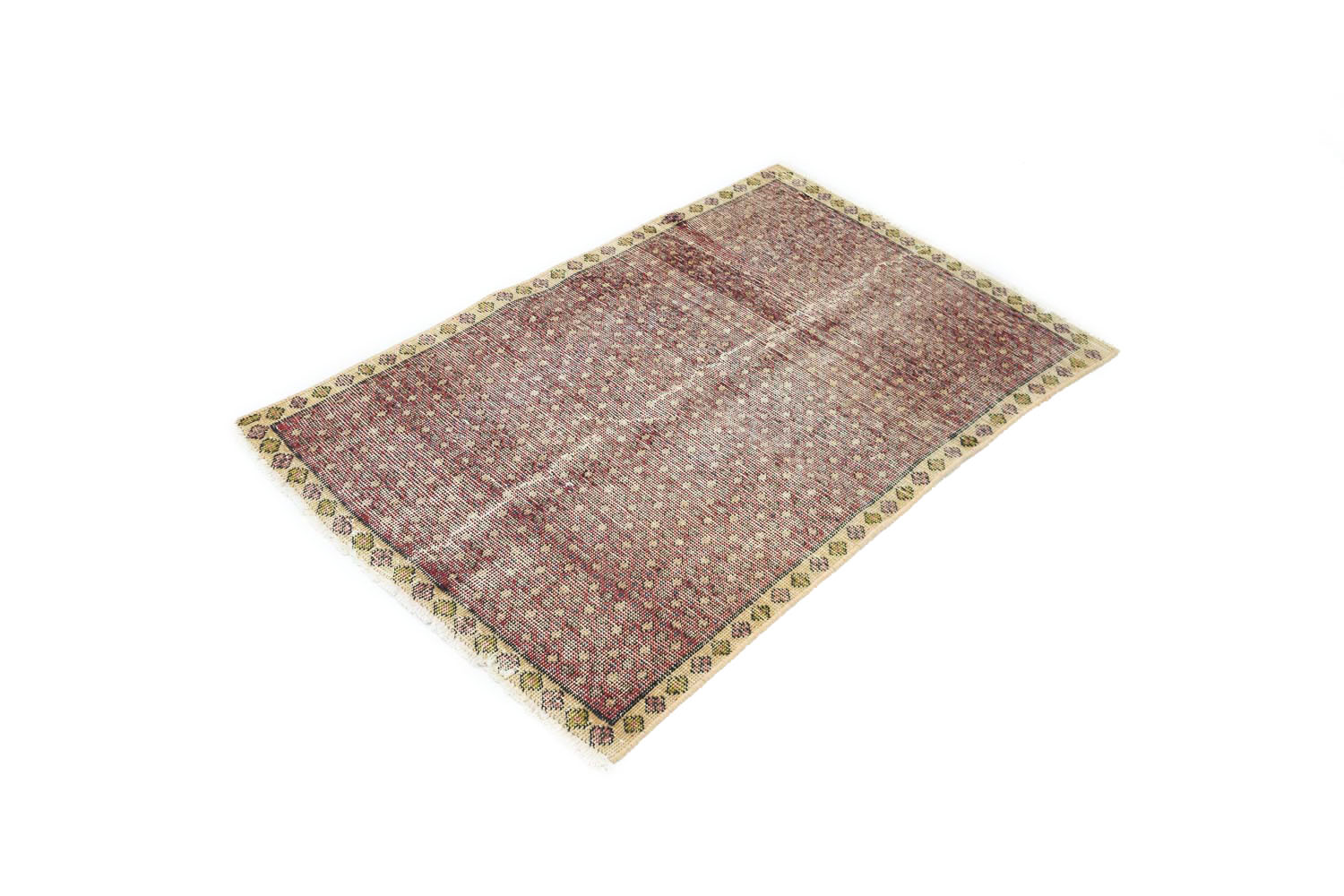 3'1x4'8 Hand Knotted Floral Traditional Wool Oriental Rug - Image 13