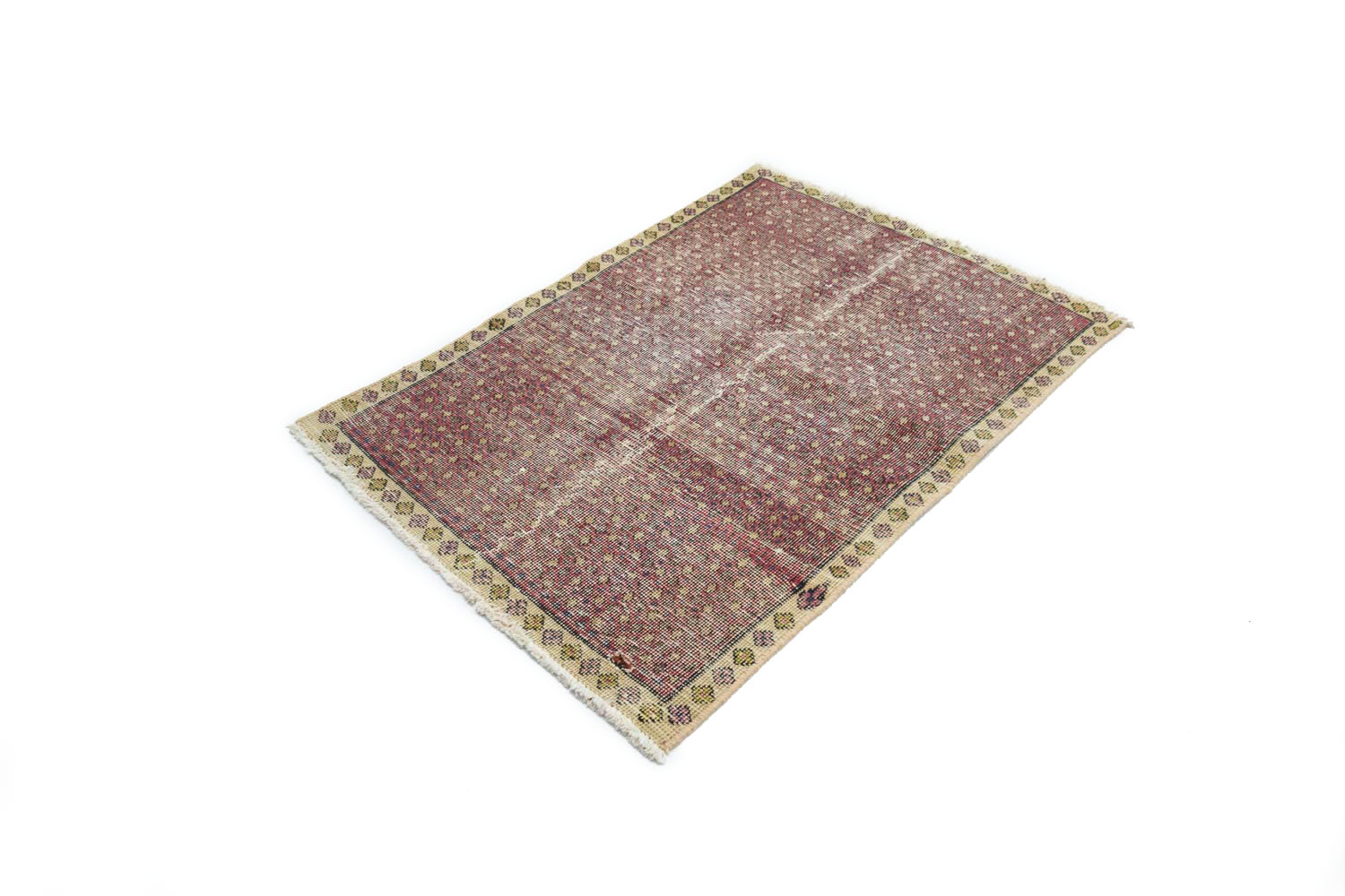 3'1x4'8 Hand Knotted Floral Traditional Wool Oriental Rug - Image 4