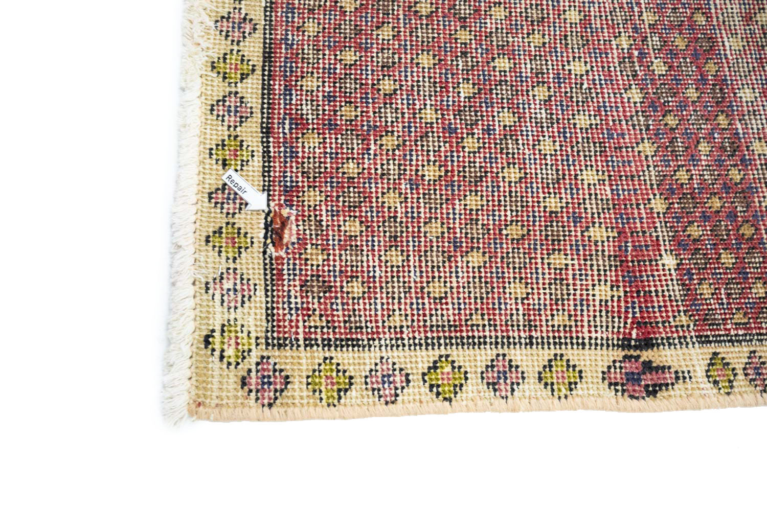 3'1x4'8 Hand Knotted Floral Traditional Wool Oriental Rug - Image 7