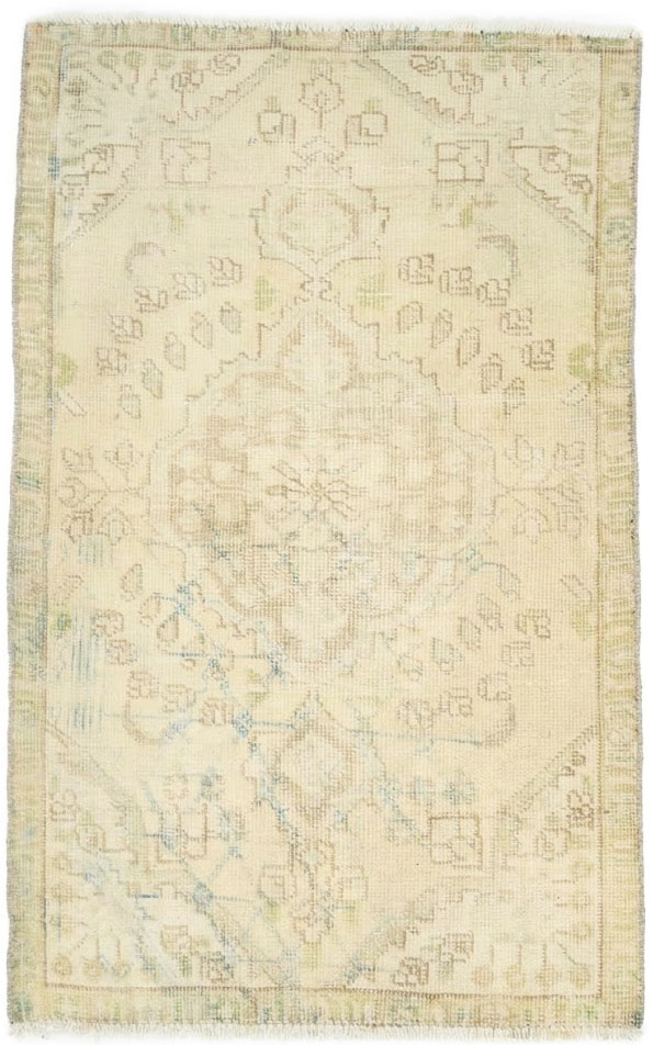 3'0x4'7 Hand Knotted Floral Traditional Wool Oriental Rug - Image 1