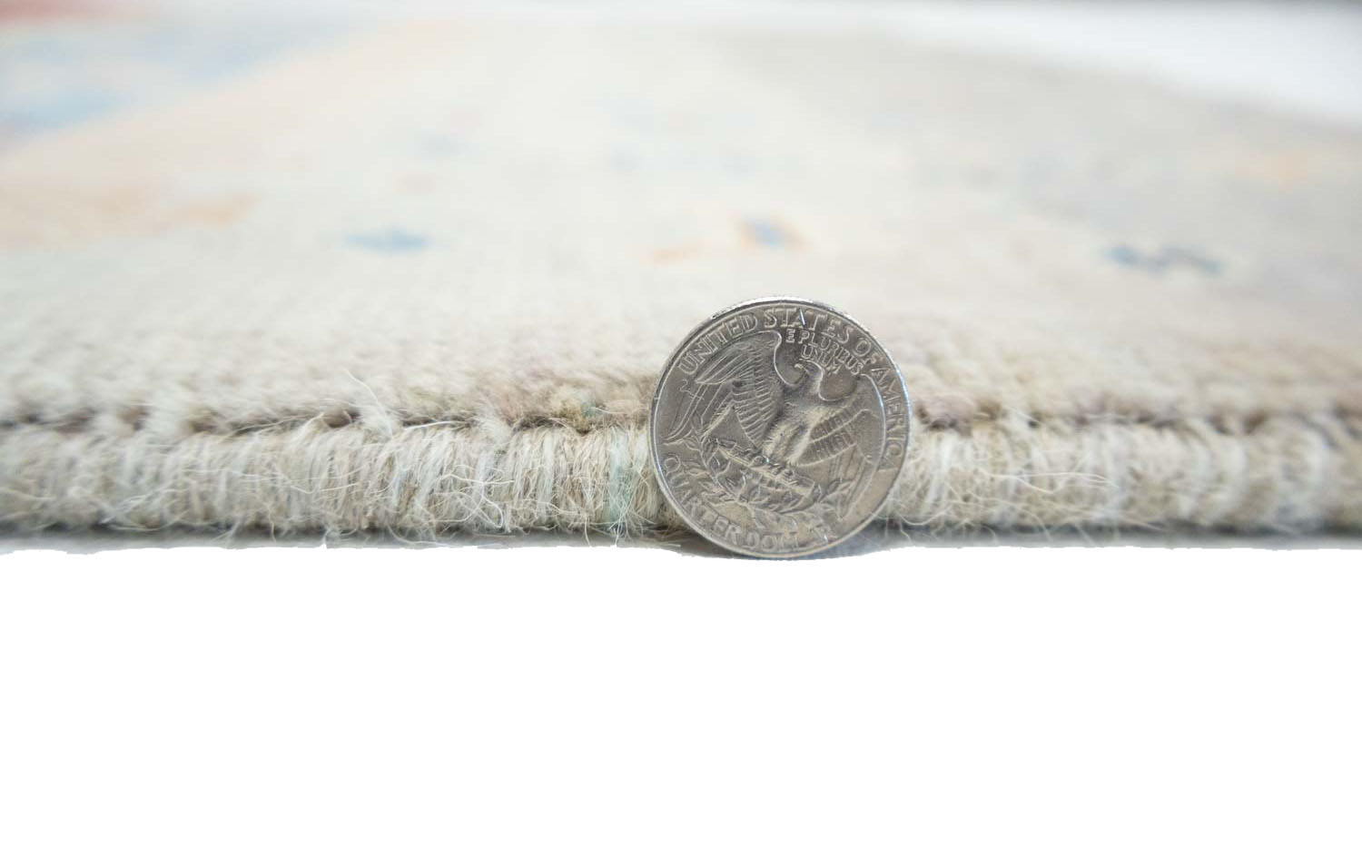 3'2x5'2 Hand Knotted Tribal Striped Wool Oriental Rug - Image 10