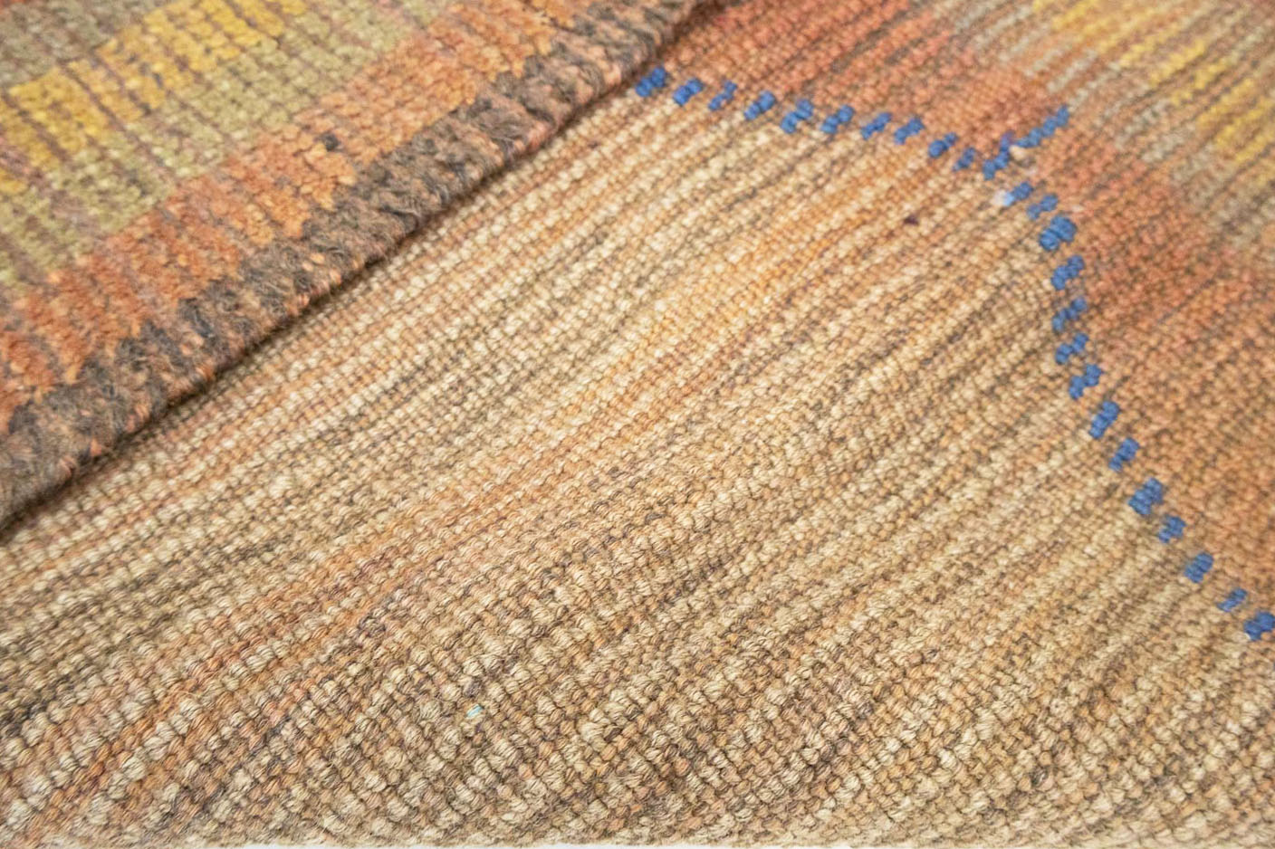 4'0x5'5 Hand Knotted Tribal Bordered Wool Oriental Rug - Image 12