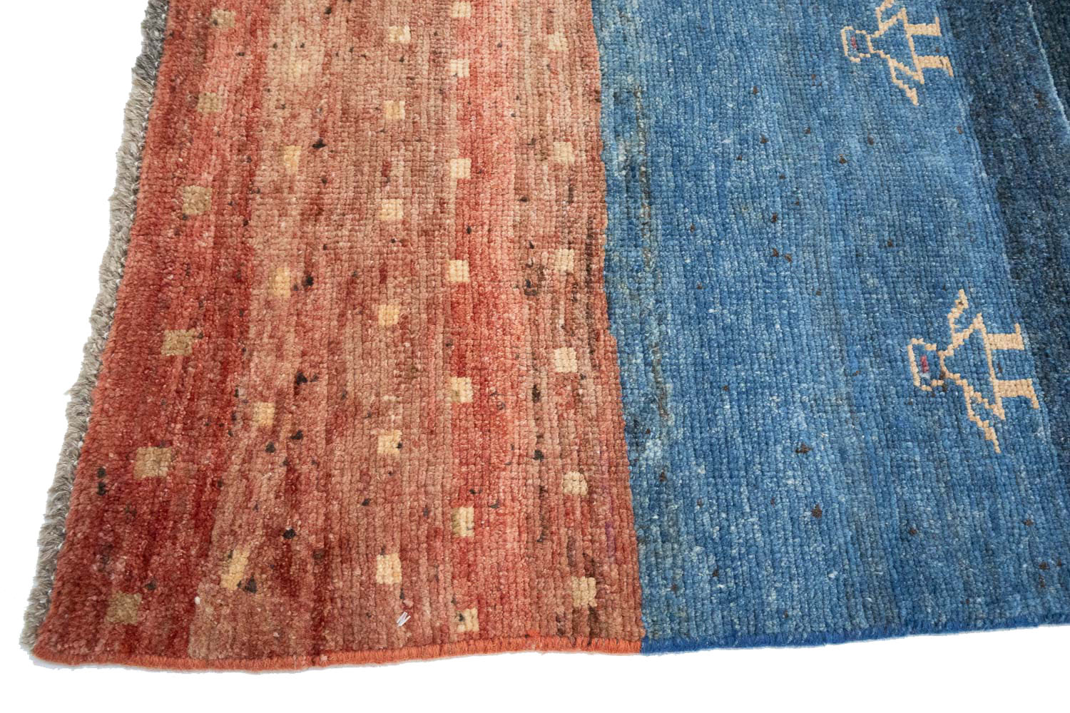 2'9x5'4 Hand Knotted Tribal Striped Wool Oriental Rug - Image 10