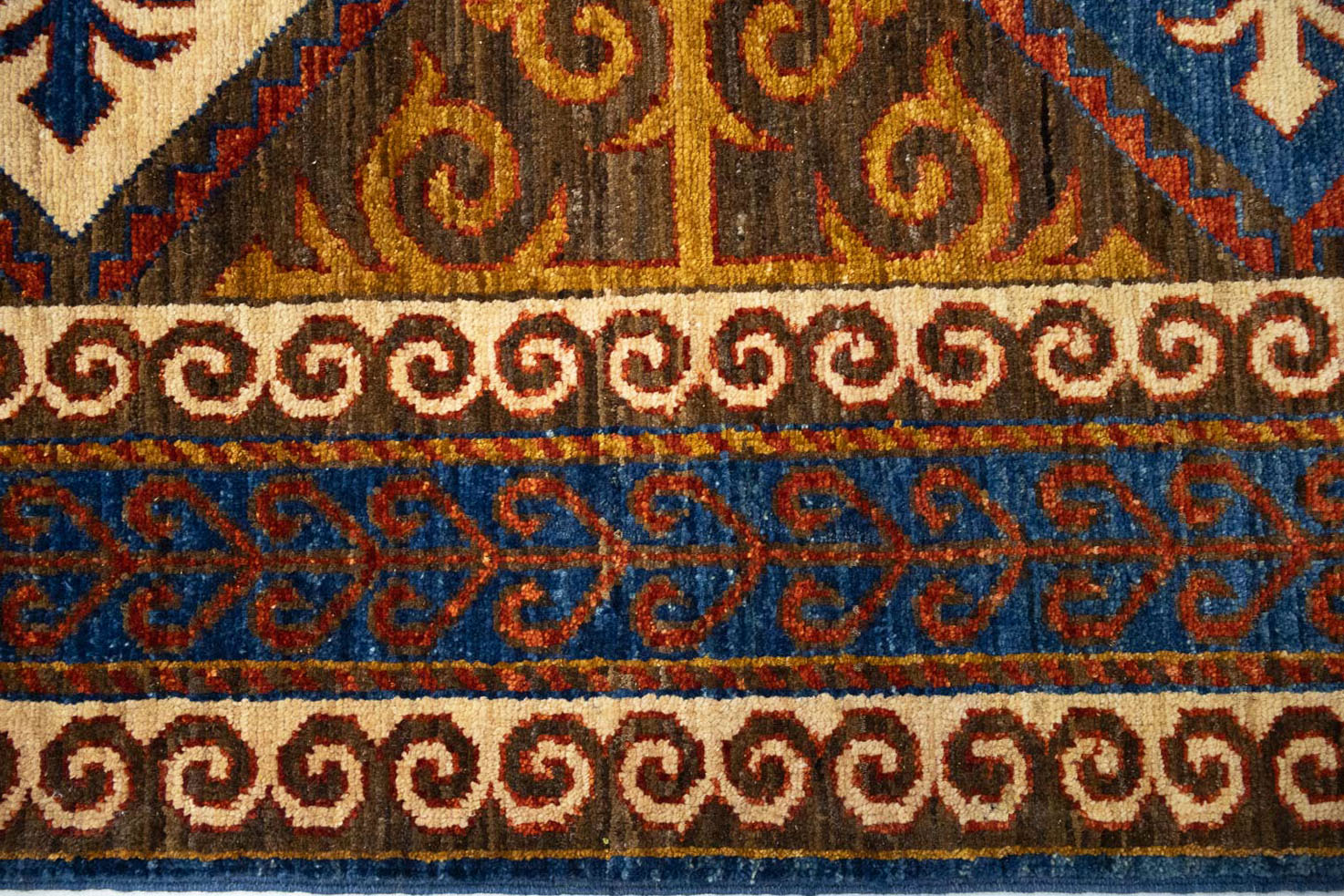 8'6x9'9 Hand Knotted Tribal Geometric Wool Oriental Rug - Image 12