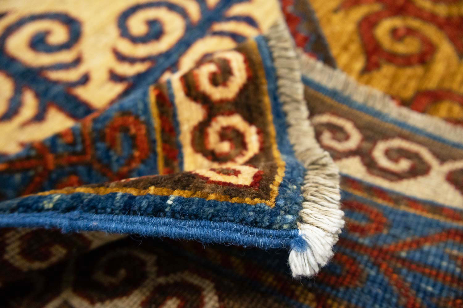 8'6x9'9 Hand Knotted Tribal Geometric Wool Oriental Rug - Image 14