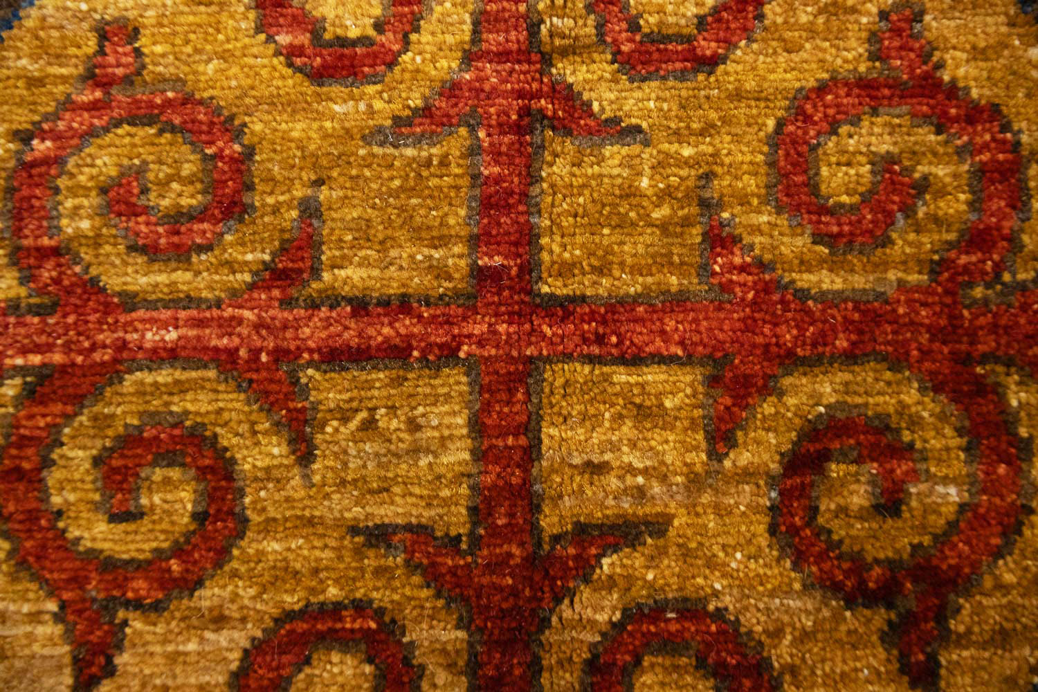 8'6x9'9 Hand Knotted Tribal Geometric Wool Oriental Rug - Image 10