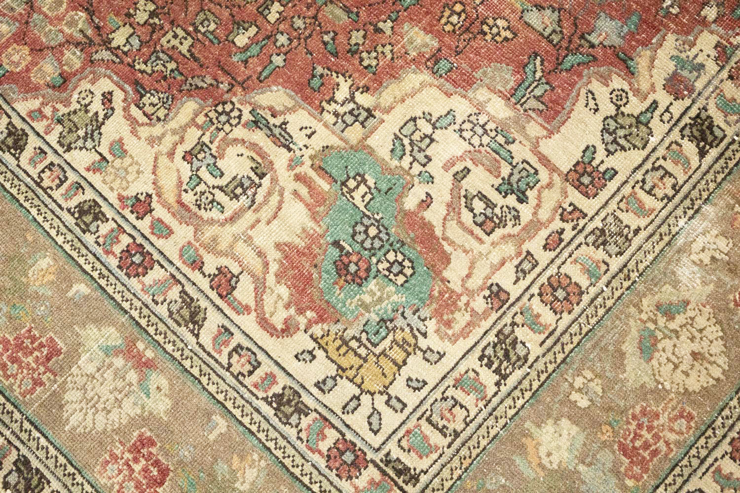 6'8x9'9 Hand Knotted Floral Traditional Wool Oriental Rug - Image 13