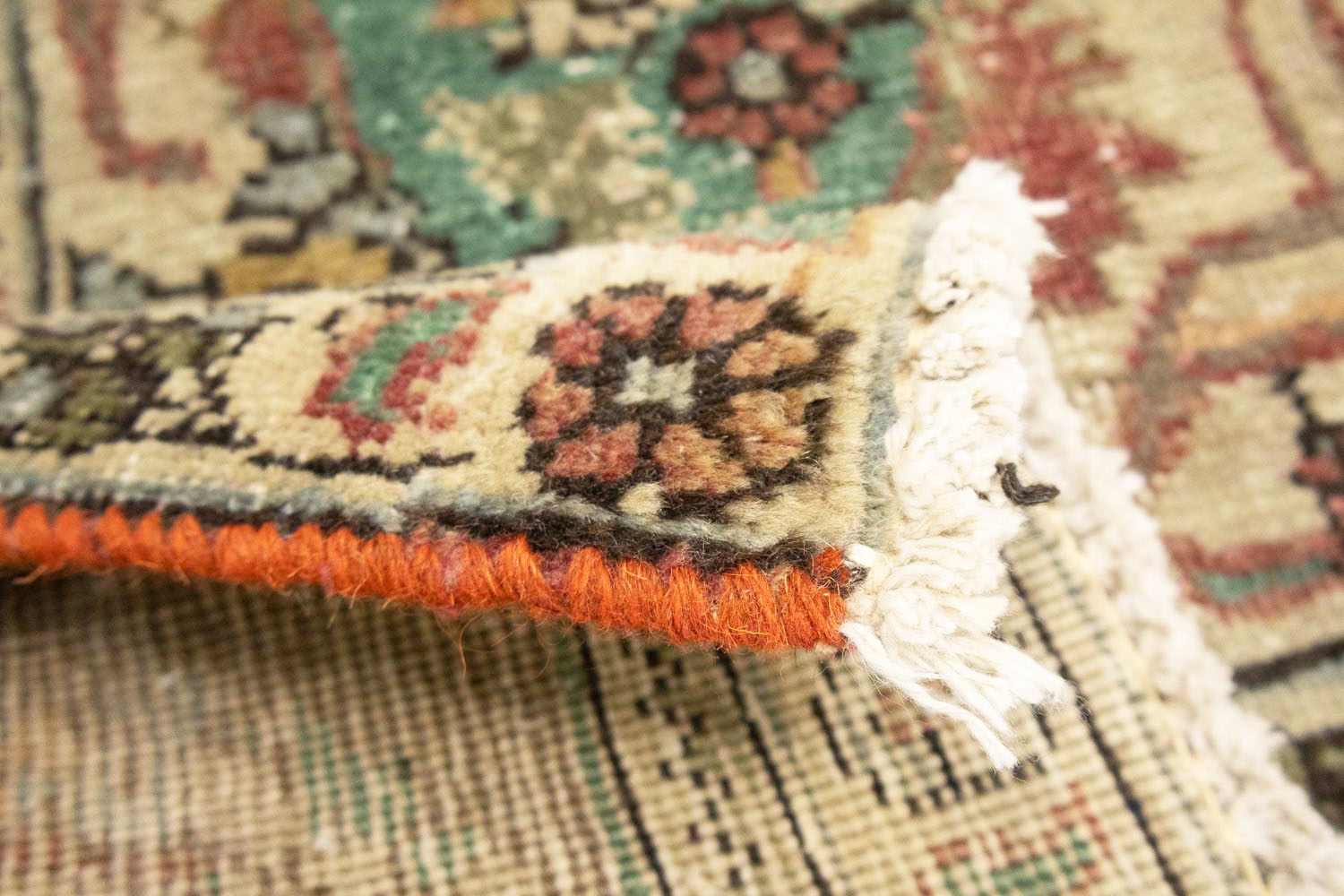6'8x9'9 Hand Knotted Floral Traditional Wool Oriental Rug - Image 16