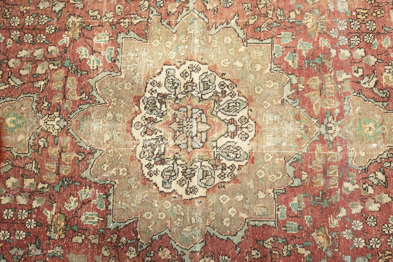 6'8x9'9 Hand Knotted Floral Traditional Wool Oriental Rug - Image 8
