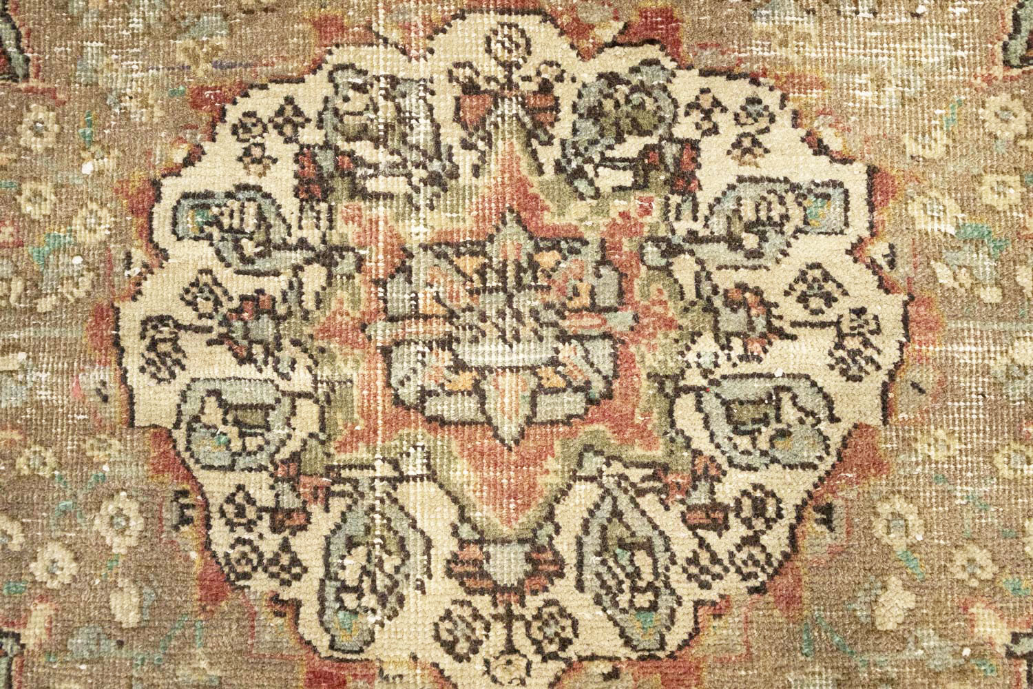 6'8x9'9 Hand Knotted Floral Traditional Wool Oriental Rug - Image 9