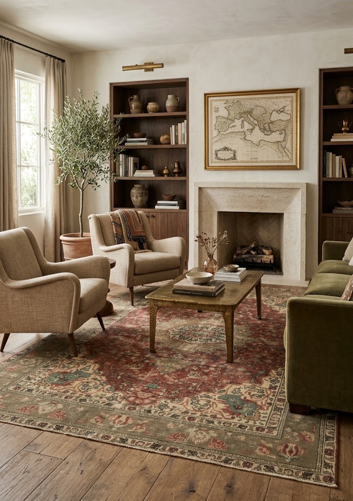 6'8x9'9 Hand Knotted Floral Traditional Wool Oriental Rug - Image 2