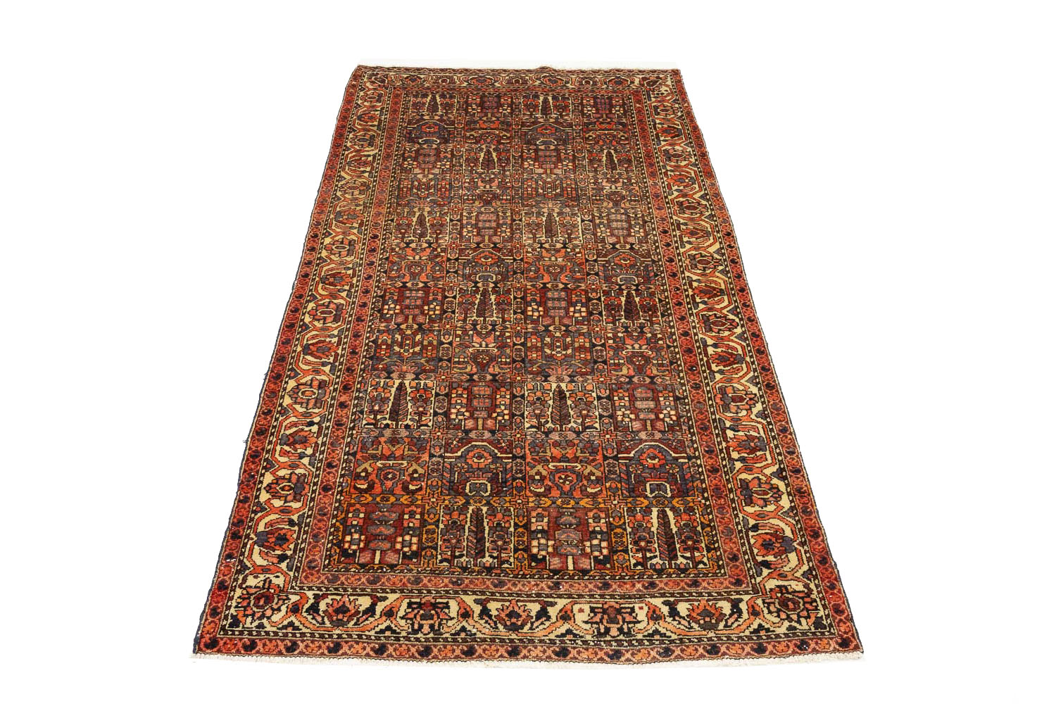 5'1x9'7 Hand Knotted Floral Traditional Wool Oriental Rug - Image 3
