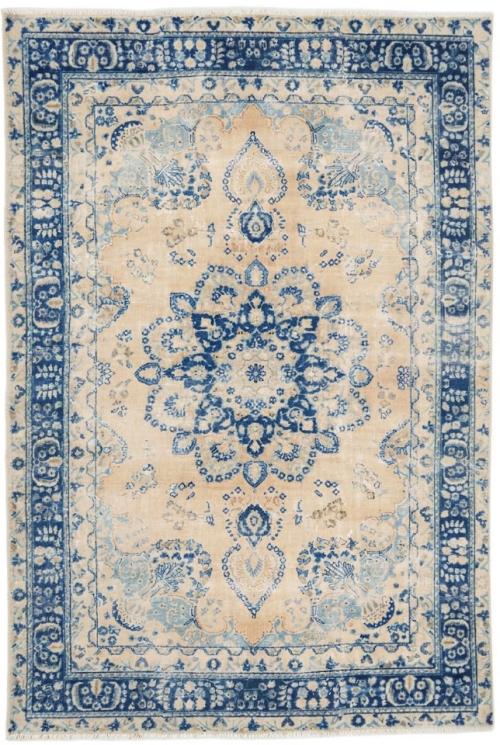 6'2x9'7 Hand Knotted Floral Traditional Wool Oriental Rug