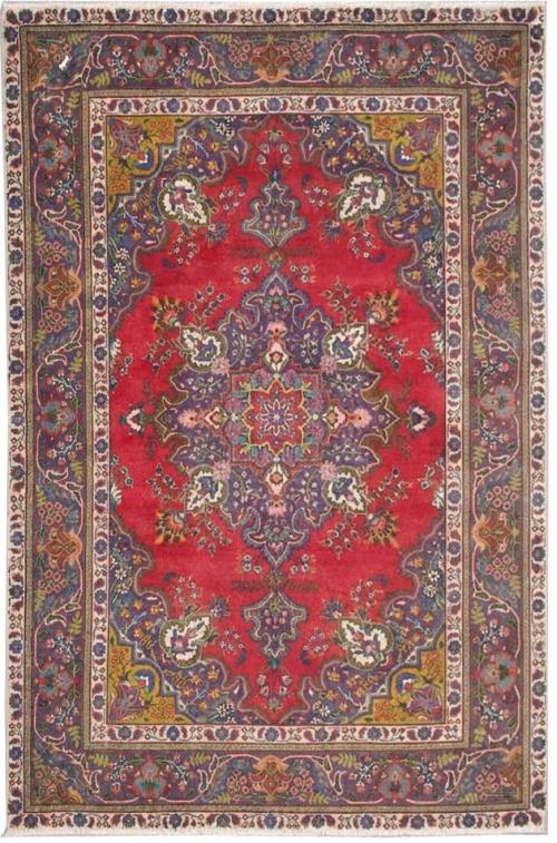 6'4x9'8 Hand Knotted Floral Traditional Wool Oriental Rug