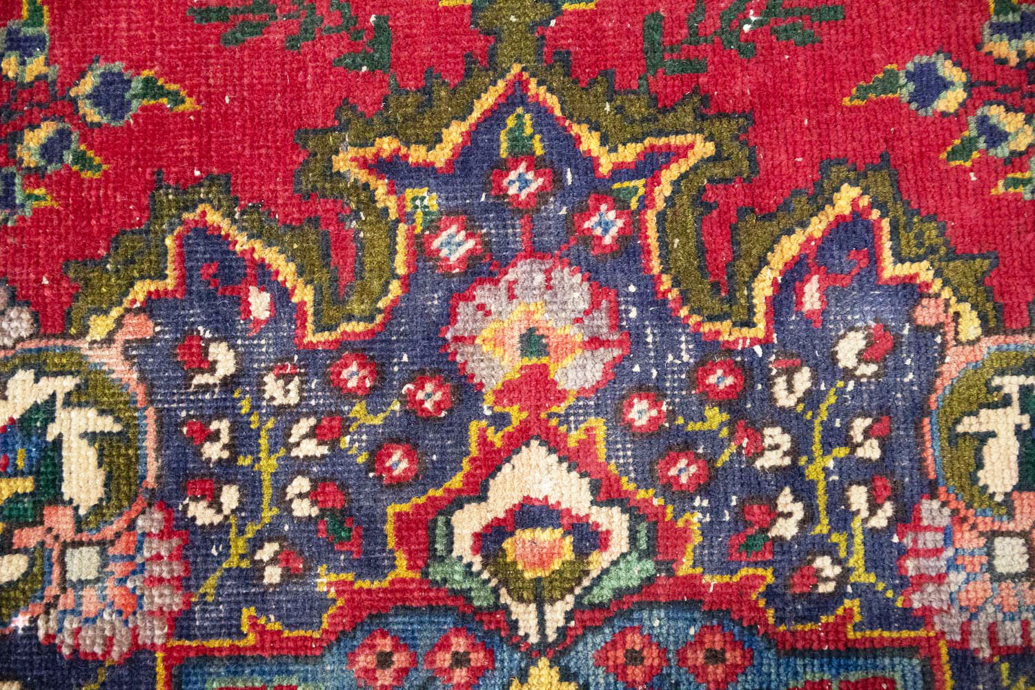 6'4x9'8 Hand Knotted Floral Traditional Wool Oriental Rug - Image 11