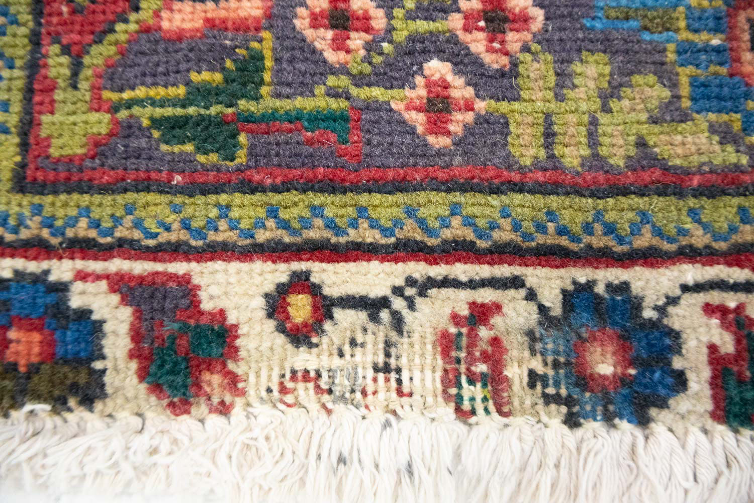6'4x9'8 Hand Knotted Floral Traditional Wool Oriental Rug - Image 13