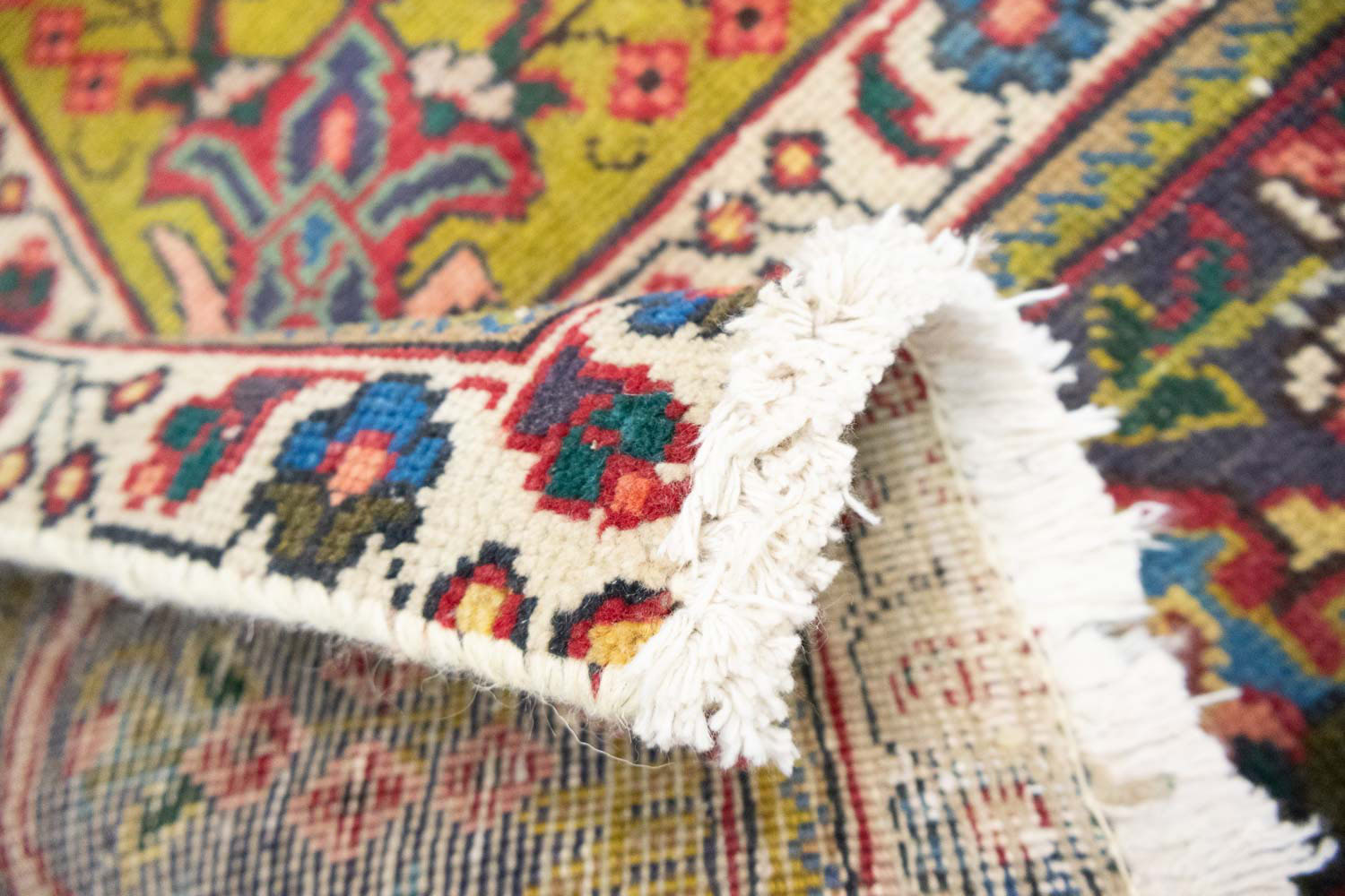 6'4x9'8 Hand Knotted Floral Traditional Wool Oriental Rug - Image 16