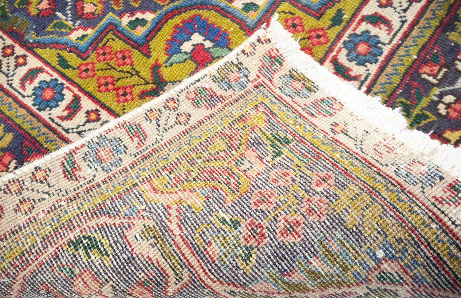 6'4x9'8 Hand Knotted Floral Traditional Wool Oriental Rug - Image 17