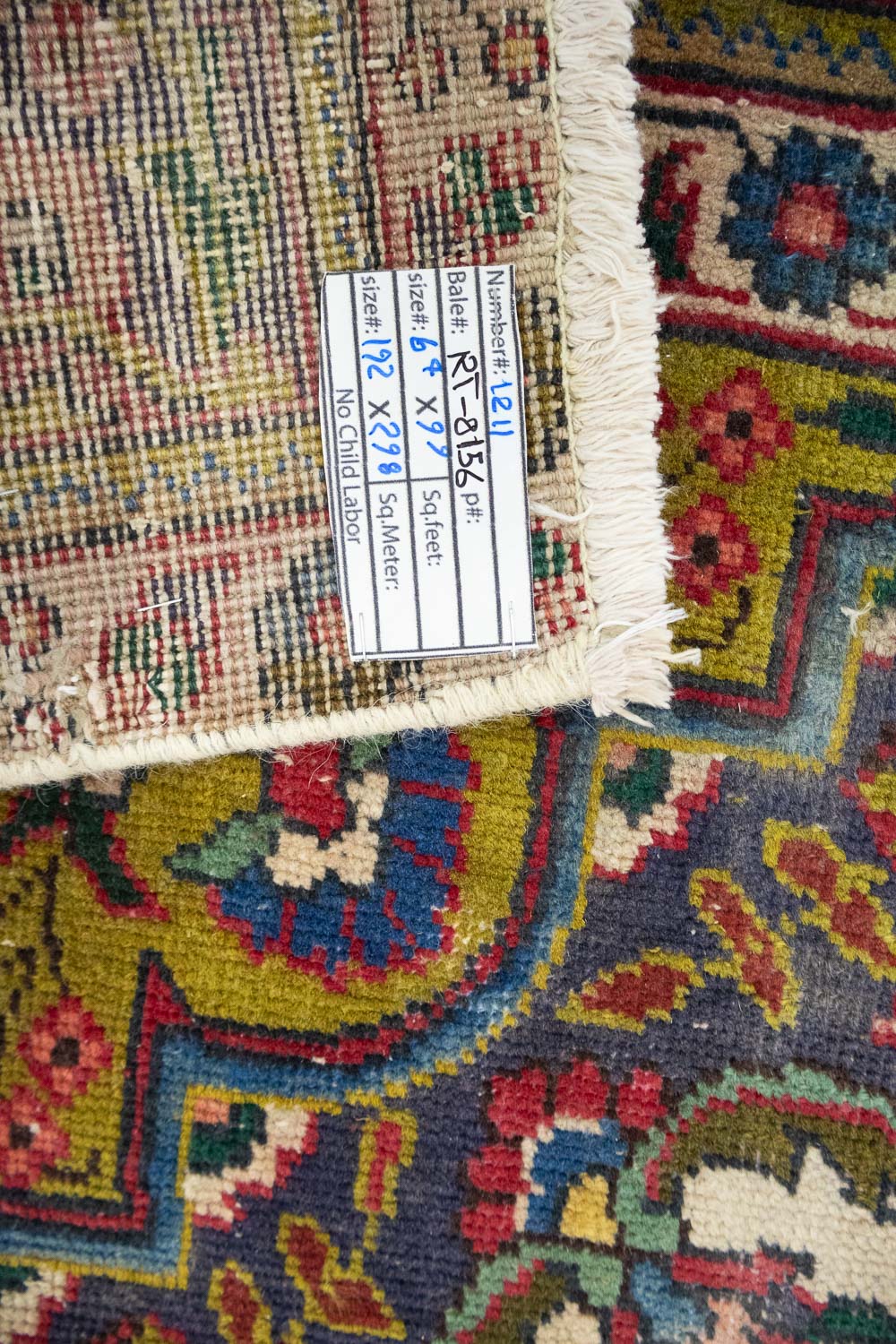 6'4x9'8 Hand Knotted Floral Traditional Wool Oriental Rug - Image 18
