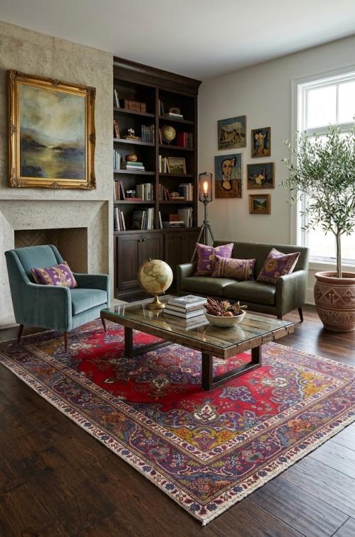 6'4x9'8 Hand Knotted Floral Traditional Wool Oriental Rug