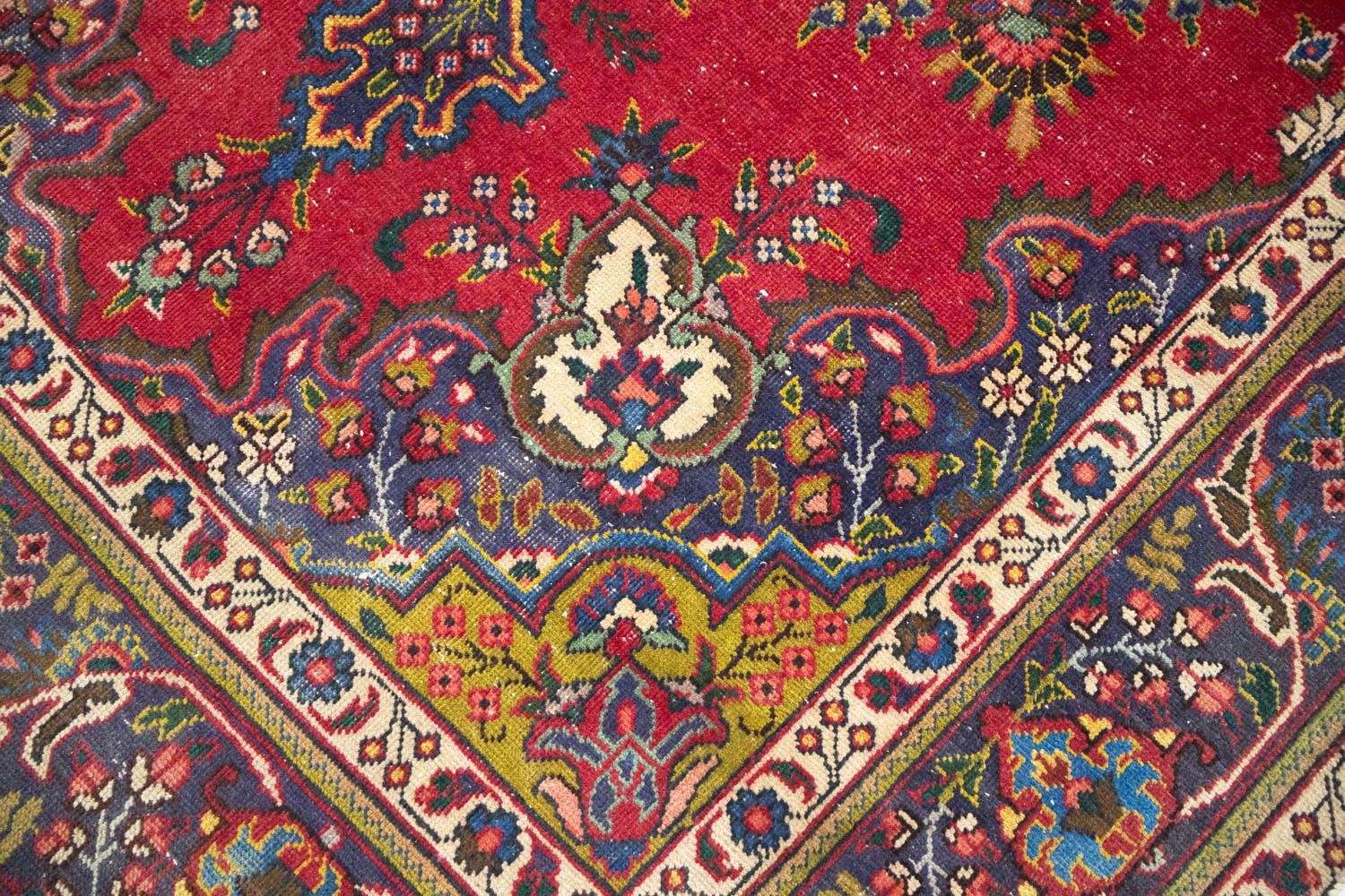 6'4x9'8 Hand Knotted Floral Traditional Wool Oriental Rug - Image 15