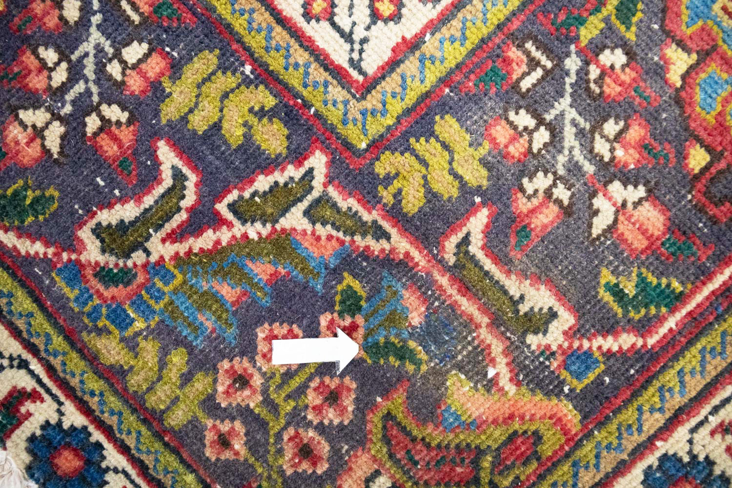 6'4x9'8 Hand Knotted Floral Traditional Wool Oriental Rug - Image 9