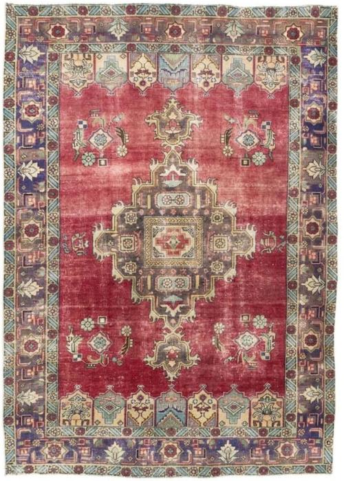 6'6x9'11 Hand Knotted Floral Traditional Wool Oriental Rug