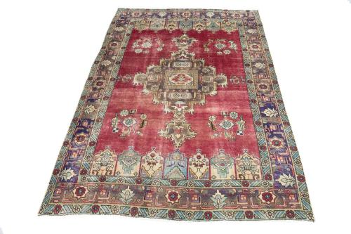 6'6x9'11 Hand Knotted Floral Traditional Wool Oriental Rug