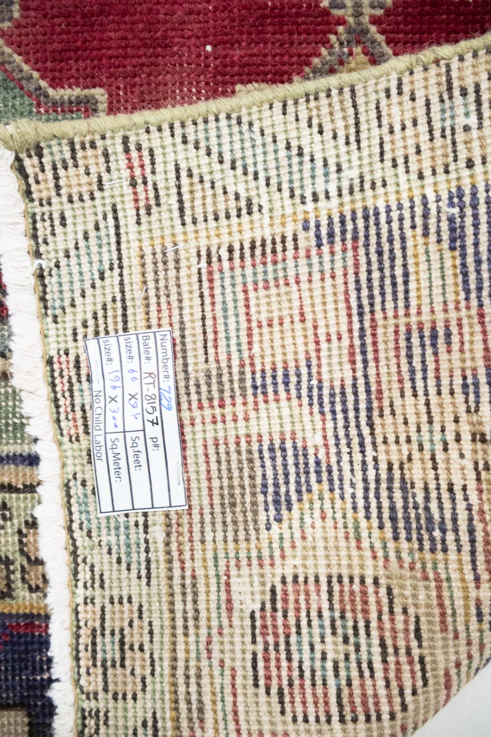 6'6x9'11 Hand Knotted Floral Traditional Wool Oriental Rug - Image 15