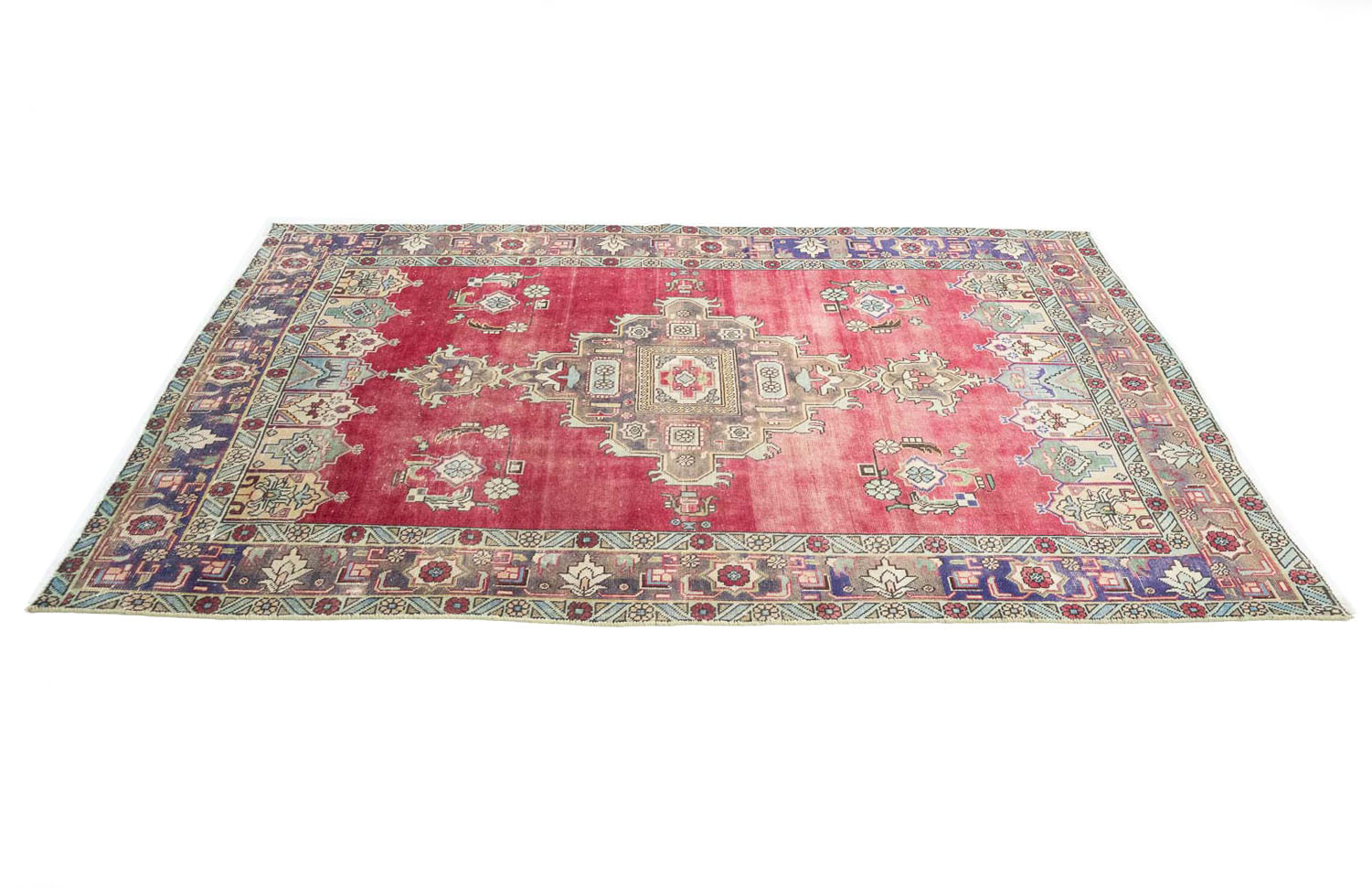 6'6x9'11 Hand Knotted Floral Traditional Wool Oriental Rug - Image 5