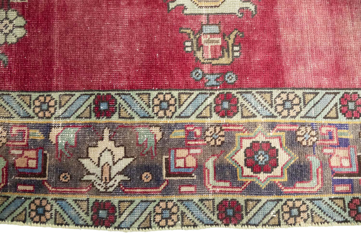 6'6x9'11 Hand Knotted Floral Traditional Wool Oriental Rug - Image 7