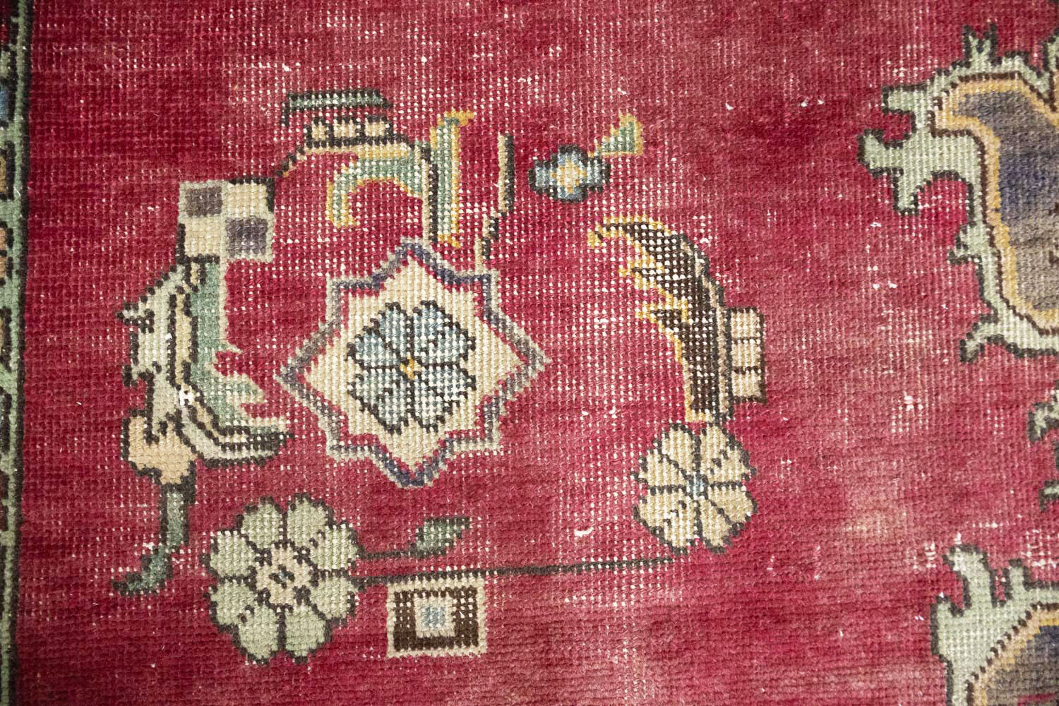 6'6x9'11 Hand Knotted Floral Traditional Wool Oriental Rug - Image 9