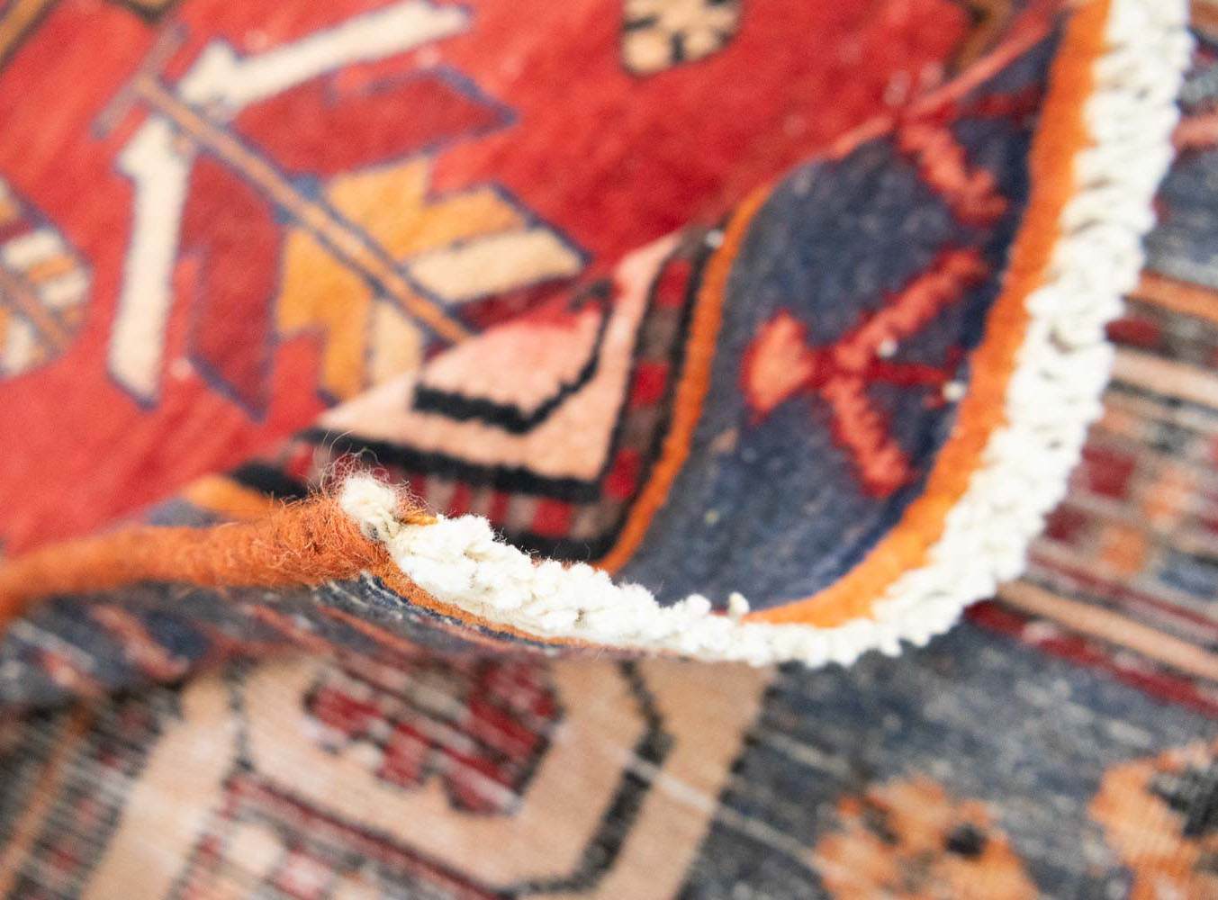 6'5x9'5 Hand Knotted Tribal Geometric Wool Oriental Rug - Image 14
