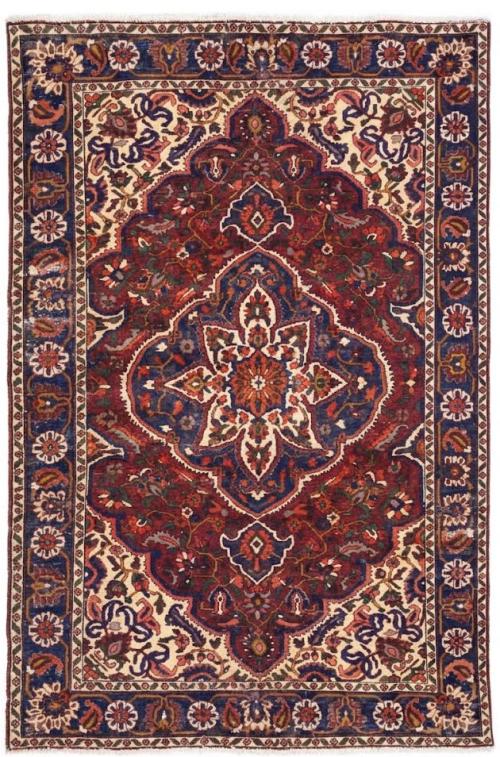 6'8x9'11 Hand Knotted Floral Traditional Wool Oriental Rug