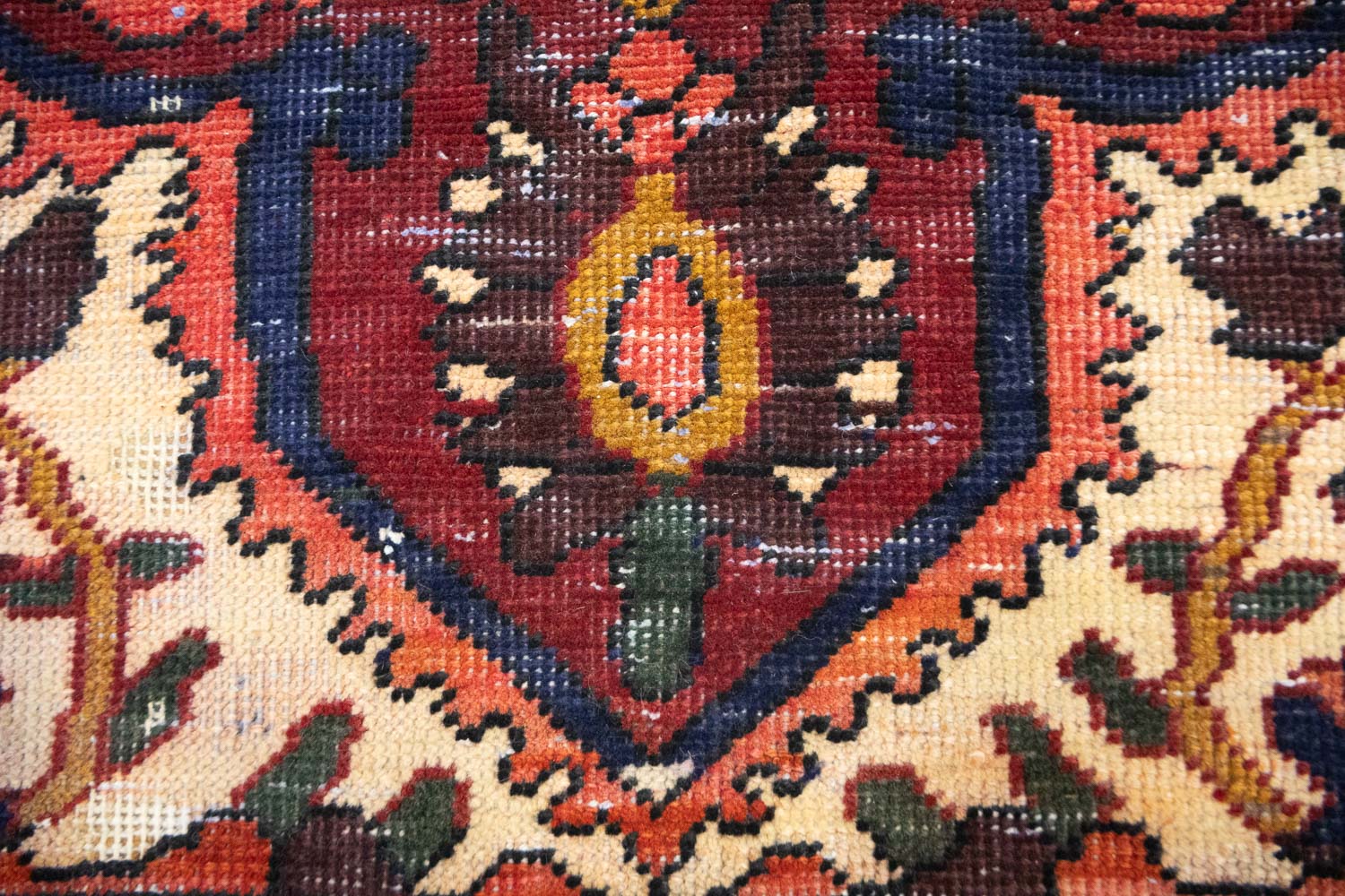 6'8x9'11 Hand Knotted Floral Traditional Wool Oriental Rug - Image 13